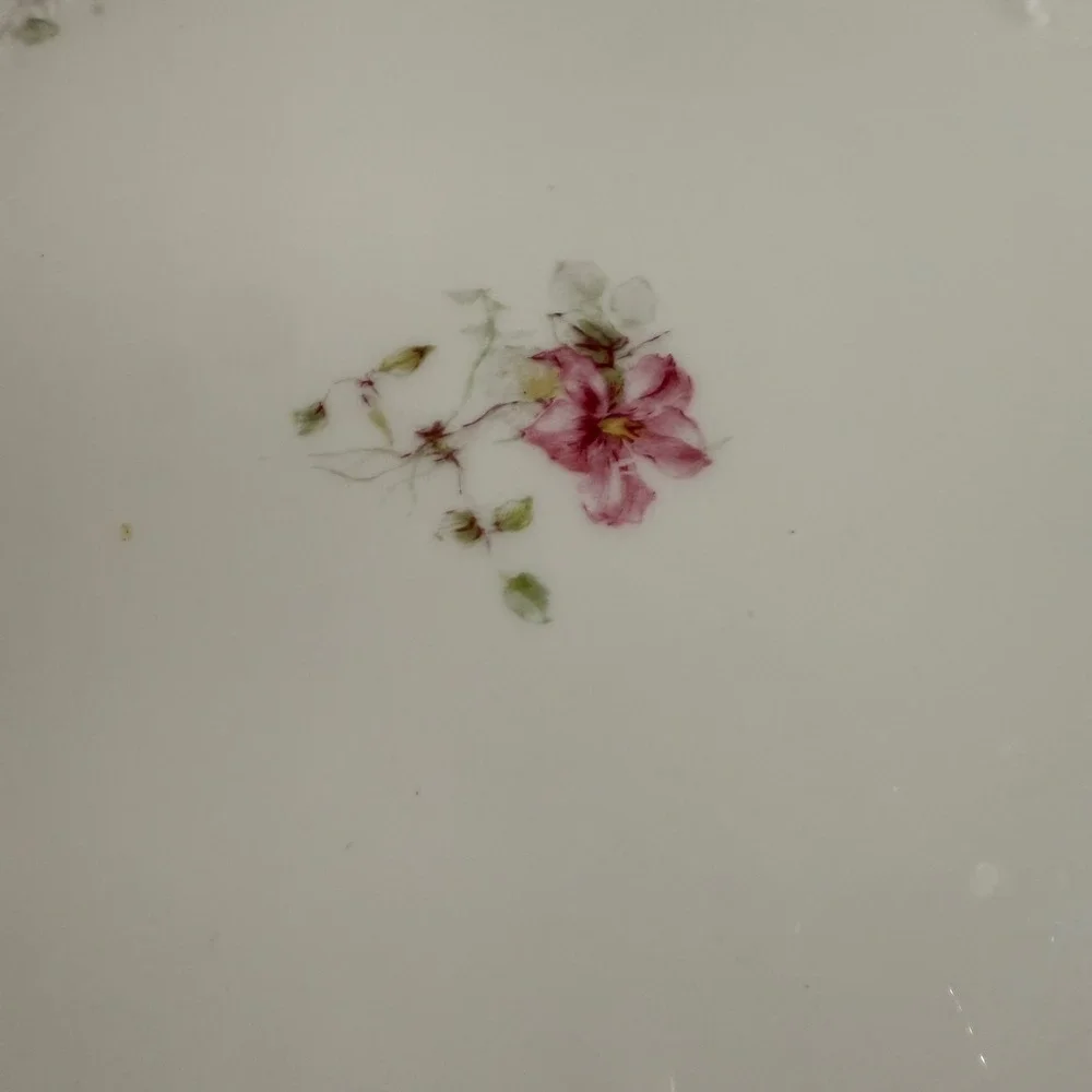 CH Field Haviland Limoges Cake Plate Handled 10